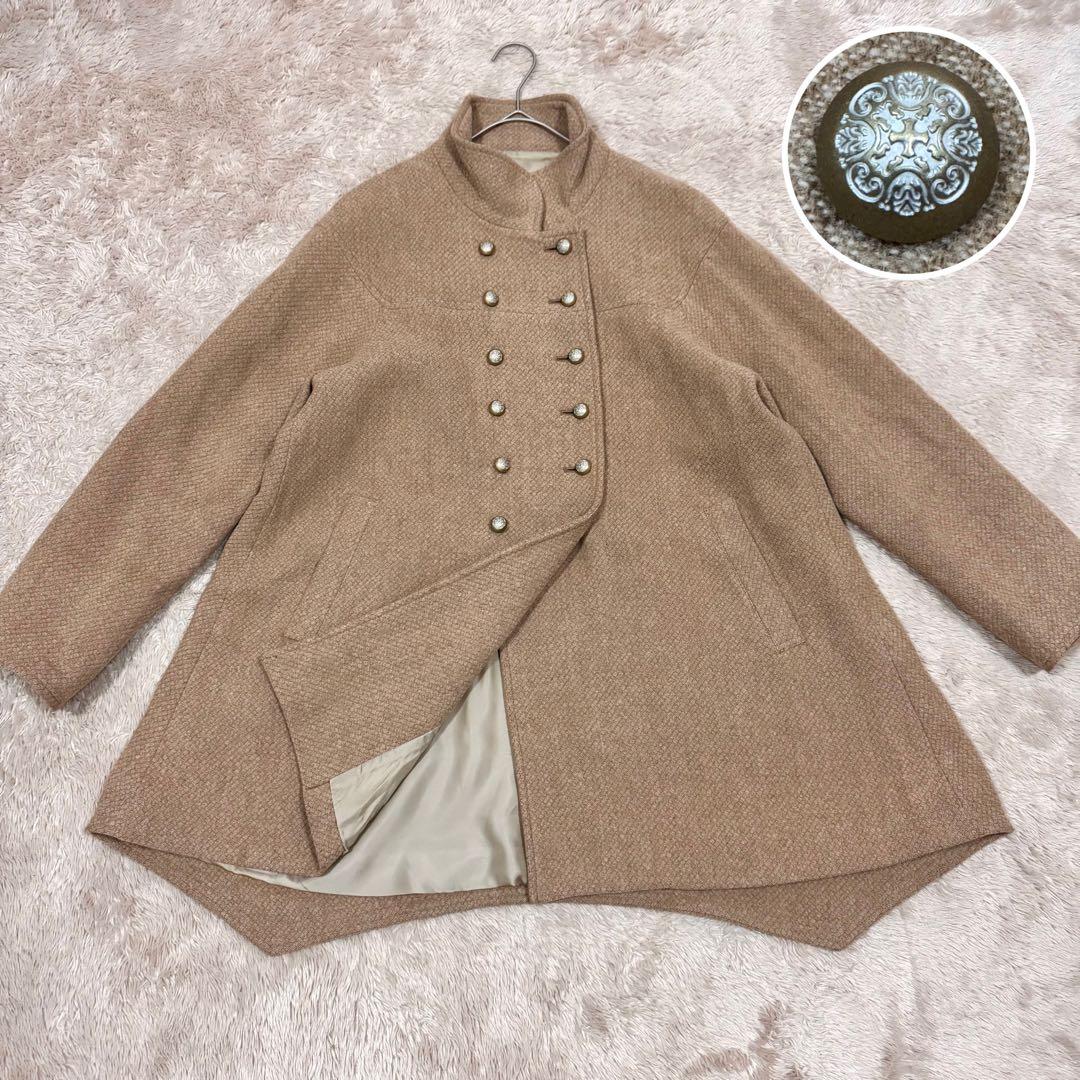 ヴィヴィアンタム ダブルブレスト ナポレオンコート ハイカラー Aライン 1