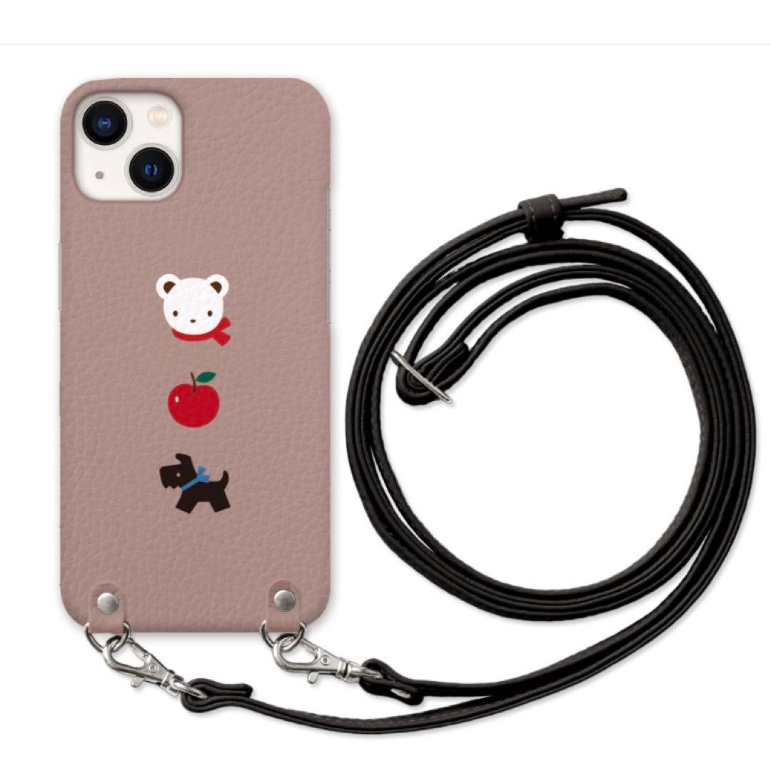 ファミリア カスタマイズスマホケース iPhone16ピンクベージュ