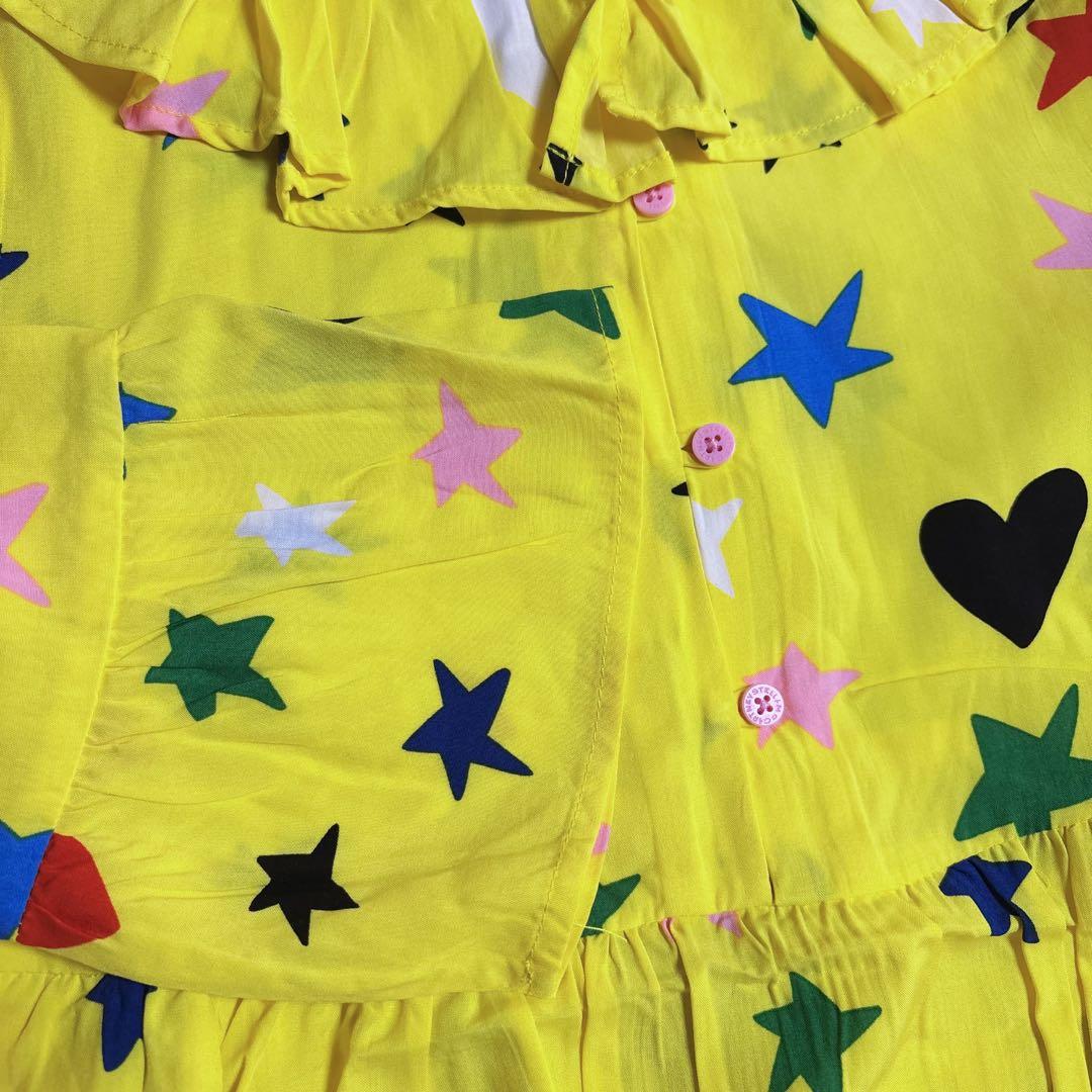 新品　ステラマッカートニーキッズ 星柄ワンピース　10Y /定価3万円以上