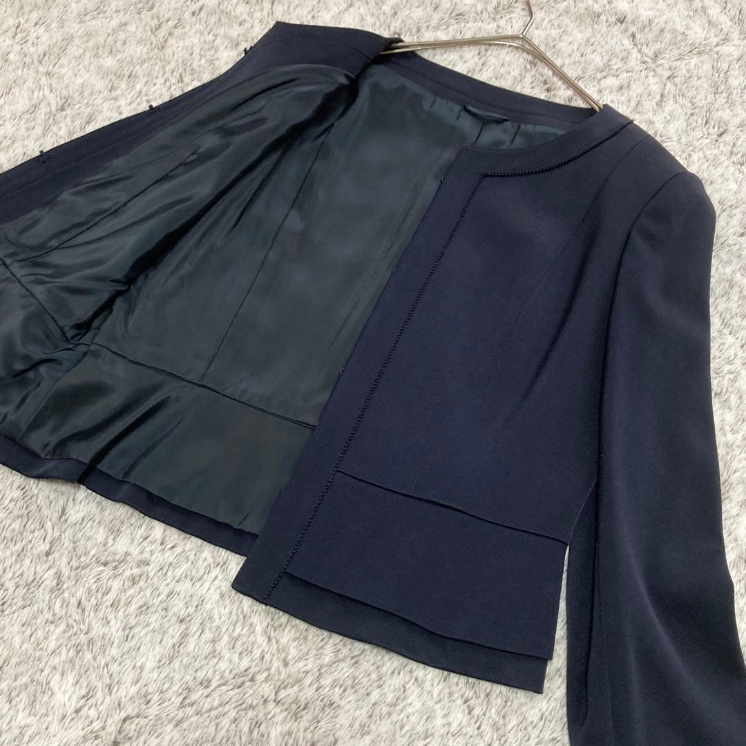 ☆極美品☆ANAYI アナイ　ノーカラージャケット　セレモニー　お受験　38 M