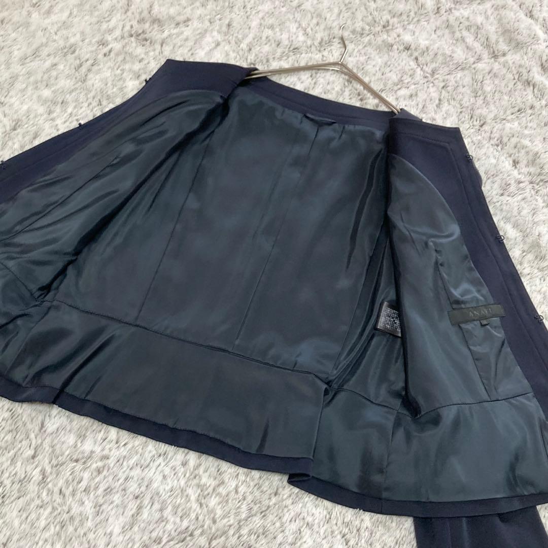 ☆極美品☆ANAYI アナイ　ノーカラージャケット　セレモニー　お受験　38 M