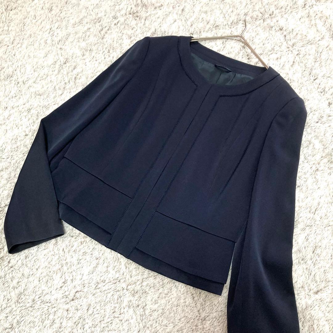 ☆極美品☆ANAYI アナイ　ノーカラージャケット　セレモニー　お受験　38 M