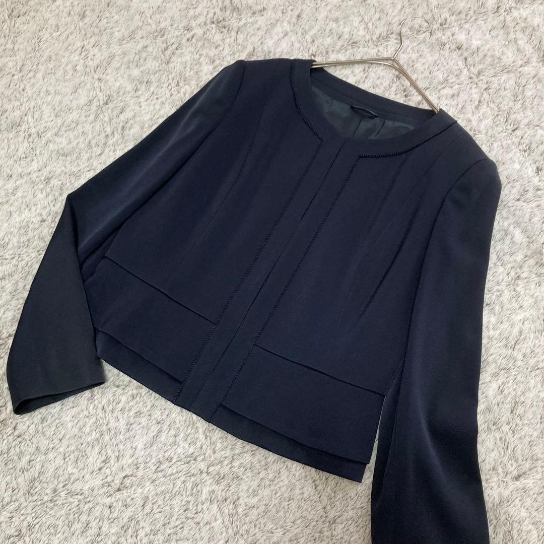 ☆極美品☆ANAYI アナイ　ノーカラージャケット　セレモニー　お受験　38 M