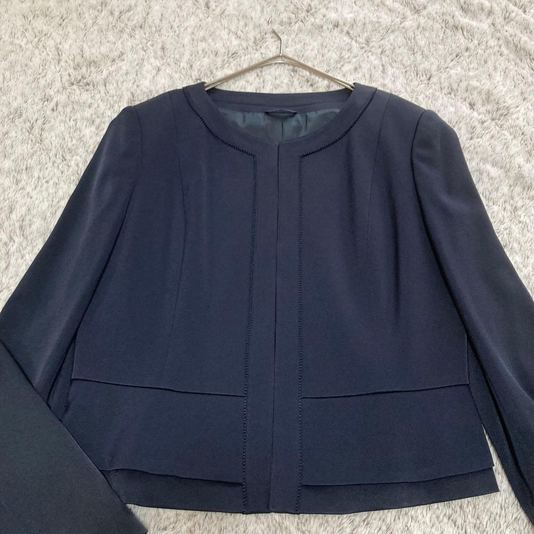 ☆極美品☆ANAYI アナイ　ノーカラージャケット　セレモニー　お受験　38 M