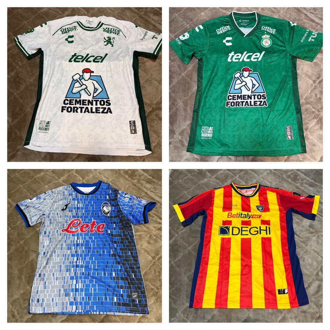 海外サッカー　ユニフォーム　セリエA ブンデス他　20枚セット+おまけ数枚