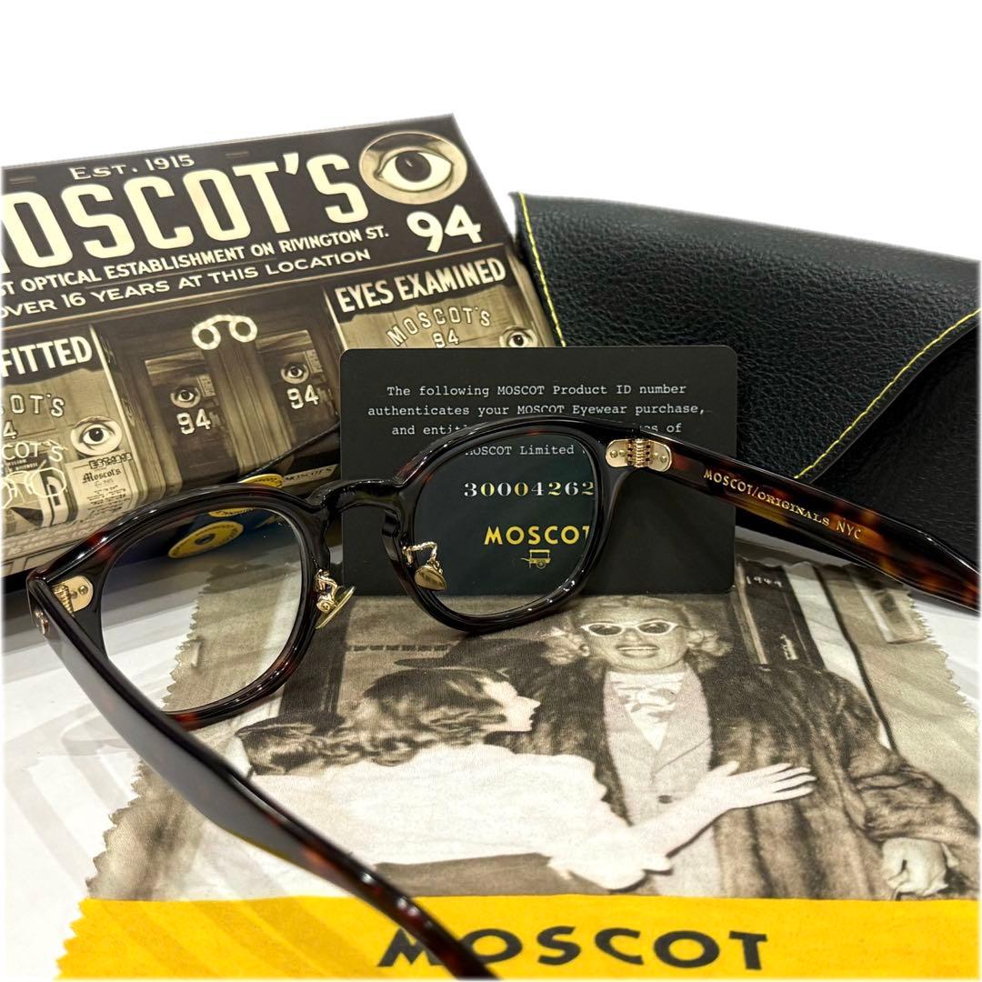 【極美品】限定完売 モスコット レムトッシュ 46 TORT 16 JPNLTD