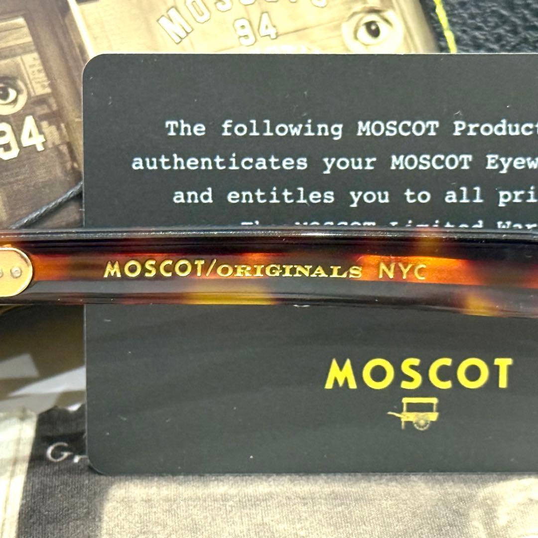 【極美品】限定完売 モスコット レムトッシュ 46 TORT 16 JPNLTD