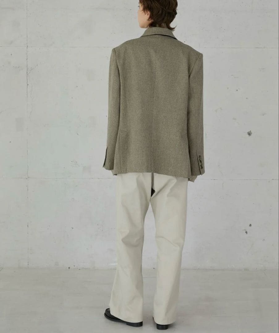 ジャケット・アウター LA PEAU DE GEM check jacket