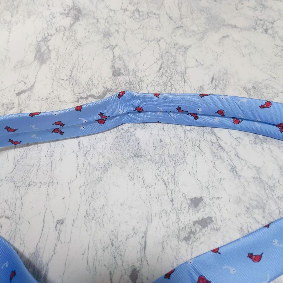 お*む様 【新品未使用】マリネッラ ネクタイ 猫 高級　上質　シルク　100周年