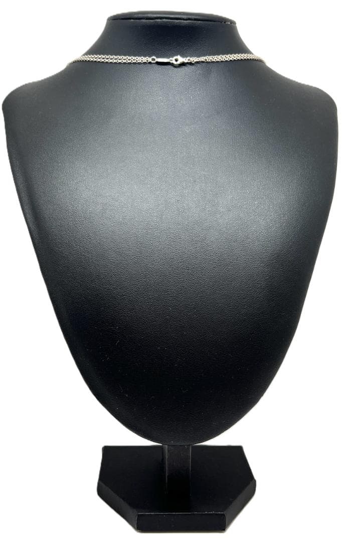 ティファニー 2連ネックレス マンインザムーン 925 中古美品！(11065)