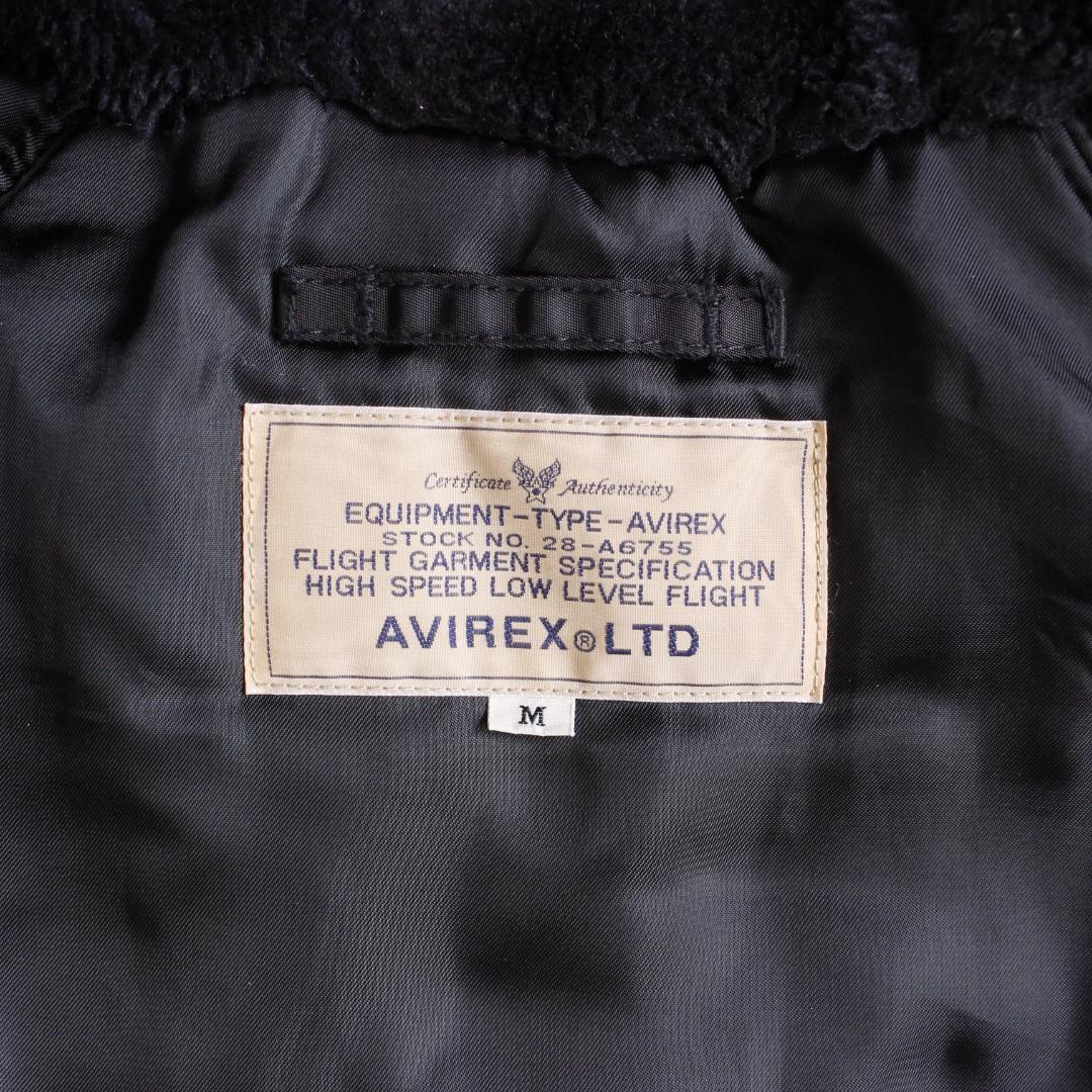 AVIREX N-2B フライトジャケット ブラック M 短丈