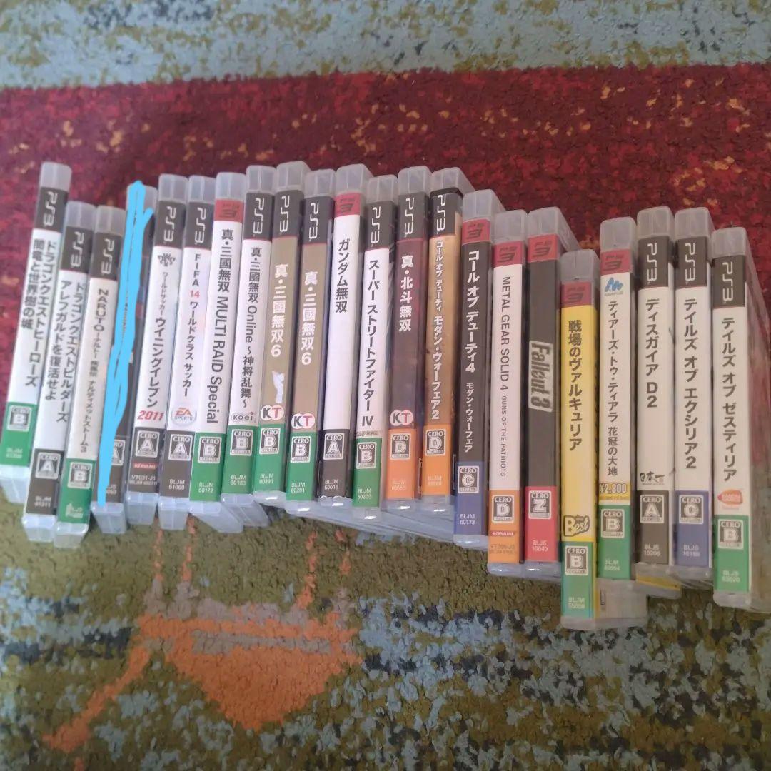 プレステ3ソフトまとめ売り☆21本中古品動作未確認
