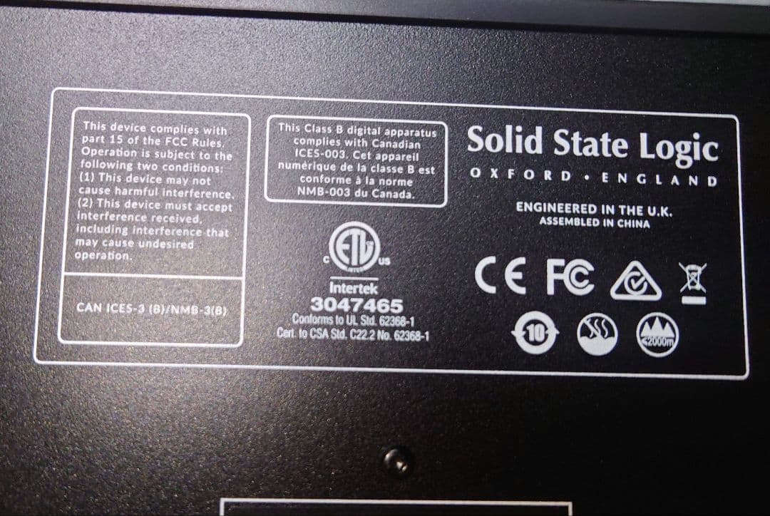 SSL Solid State Logic ソリッドステートロジック SSL2