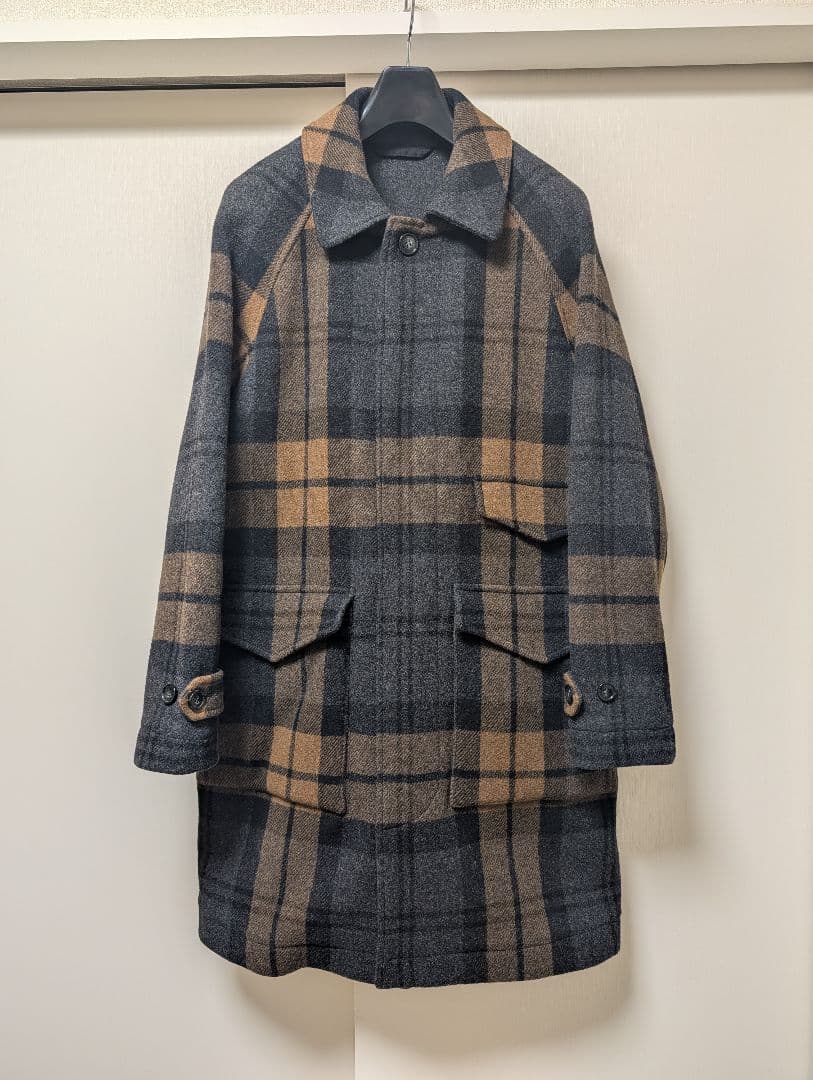 【22aw新品】ウールリッチ UPSTATE WOOL COAT チェックコート