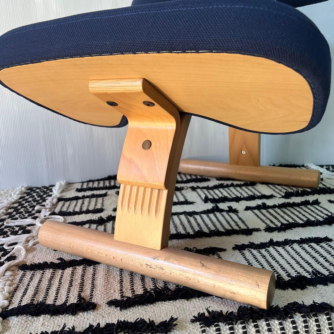 美品✨ Rybo リボ社 バランスイージー バランスチェア ネイビー 姿勢改善