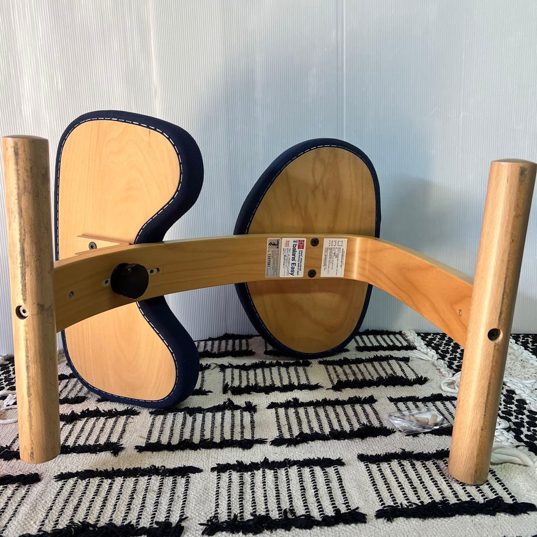 美品✨ Rybo リボ社 バランスイージー バランスチェア ネイビー 姿勢改善