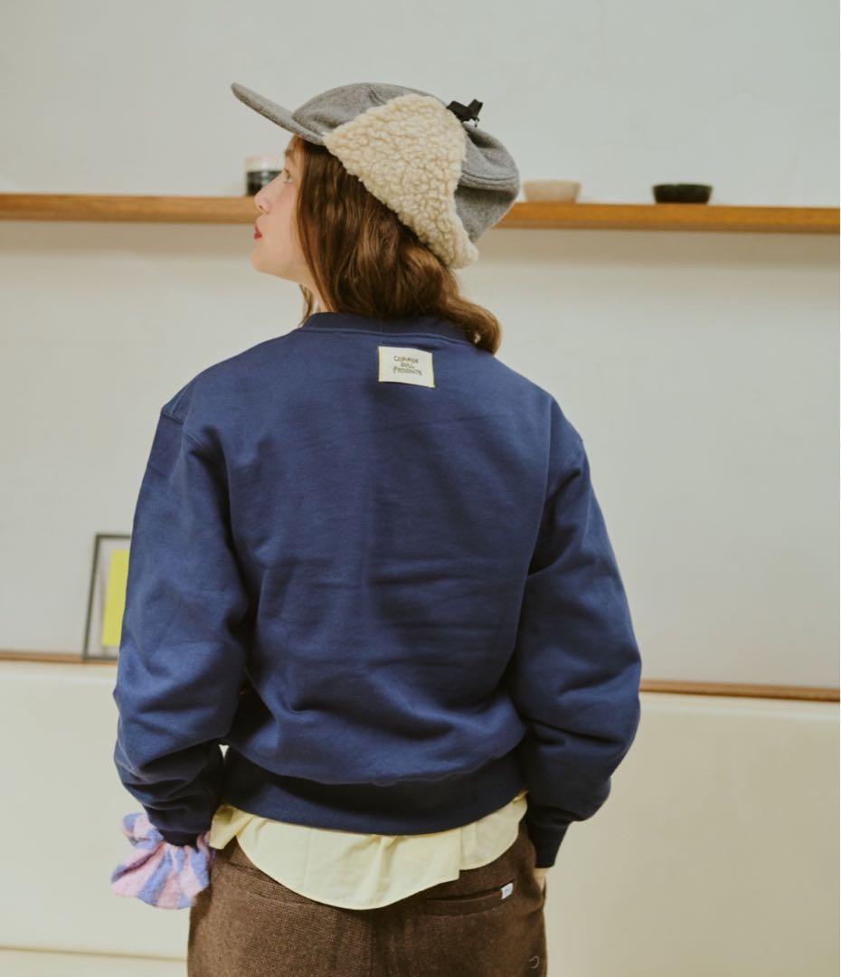 common gull products スウェット　ネイビー　ドット　M