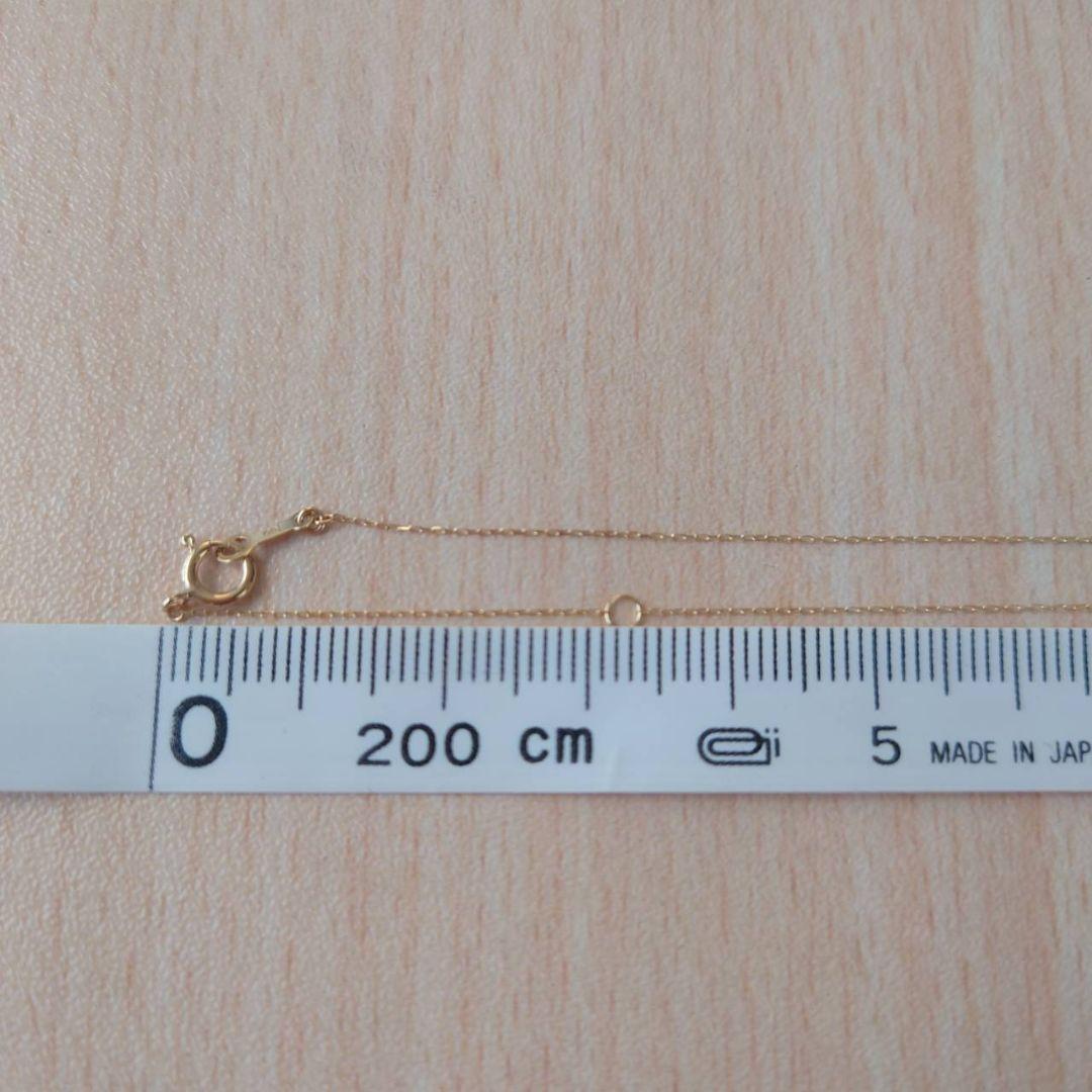 未使用　ツツミ　ペリドット　しずく型　ネックレス　K10　イエローゴールド