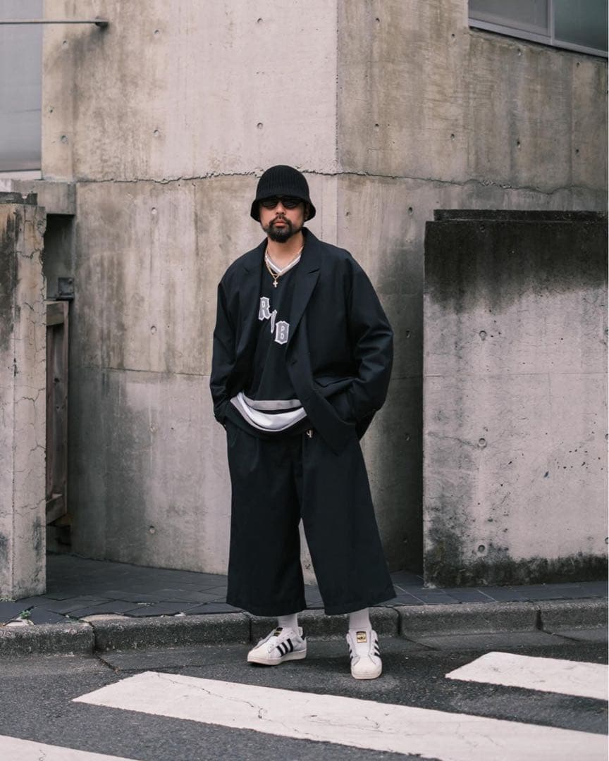 COTE PRODUCTIONS グレー ダブルブレストジャケット Sサイズ