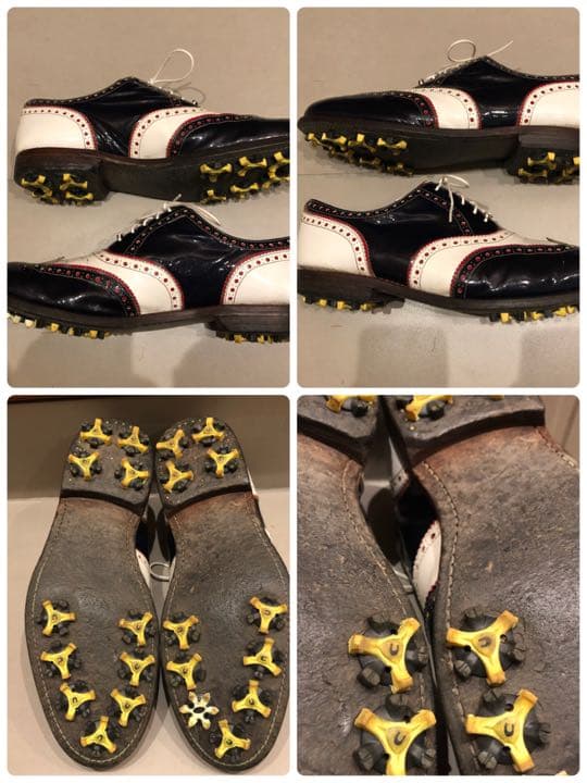 マーク&ロナ MARK&LONA エナメル【26cm】サドル ゴルフスパイク