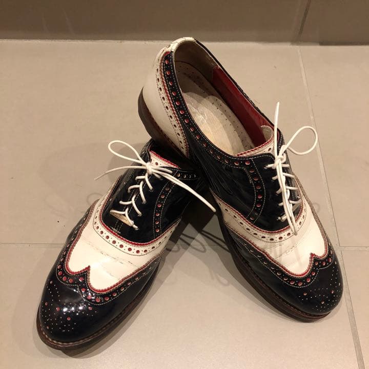 マーク&ロナ MARK&LONA エナメル【26cm】サドル ゴルフスパイク