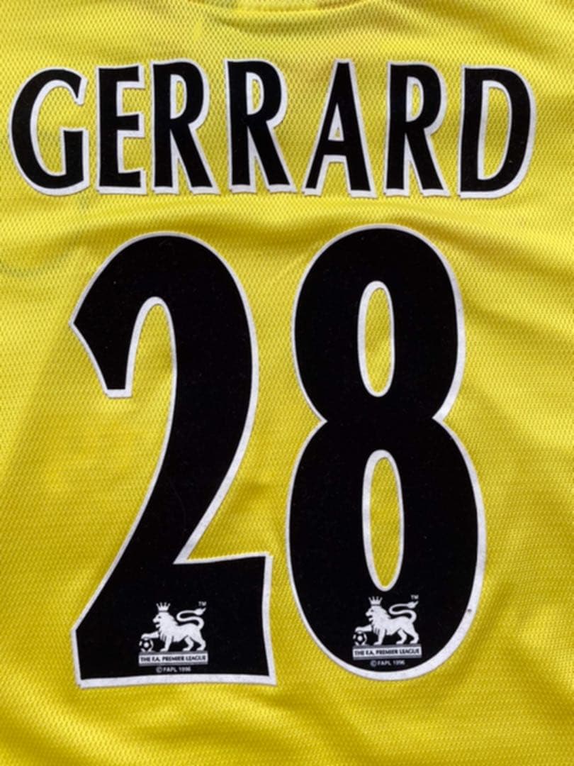 1998-1999 リバプール　ジェラード　リーボック　サードユニフォーム