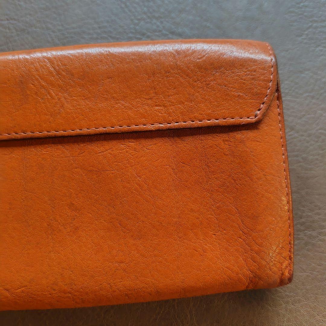 IL BISONTE 長財布 オレンジ 袋付き
