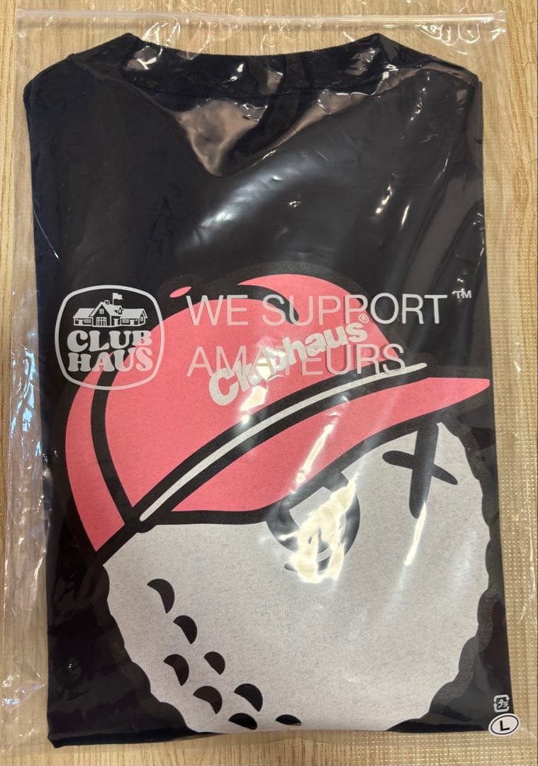 Malbon x Clubhaus コラボ　モックネックTシャツ Lサイズ 新品