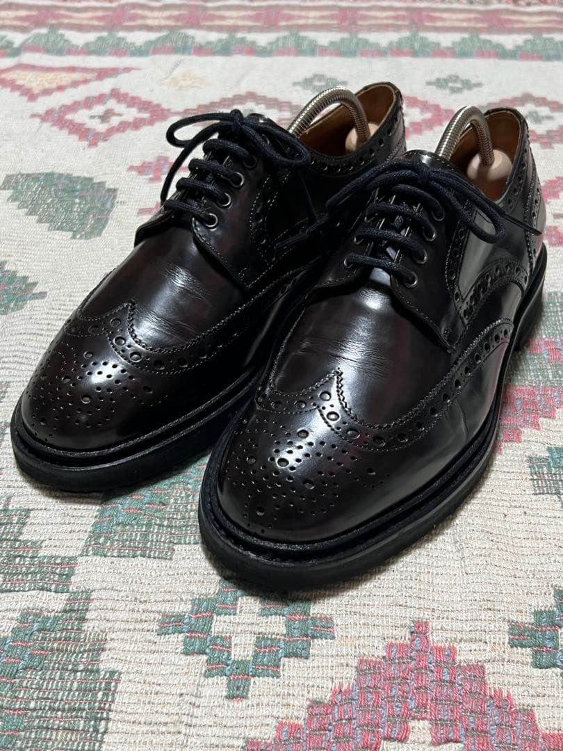 美品 BerwickウィングチップROISレザーシューズ7 バーウィックロイス