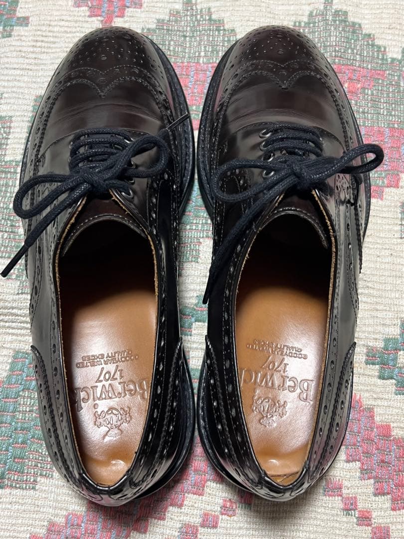 美品 BerwickウィングチップROISレザーシューズ7 バーウィックロイス