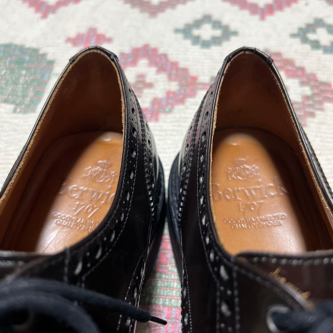 美品 BerwickウィングチップROISレザーシューズ7 バーウィックロイス