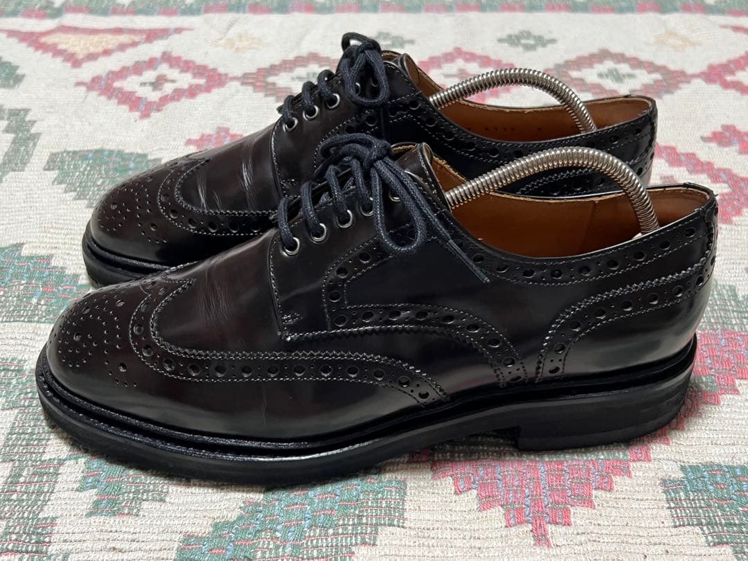 美品 BerwickウィングチップROISレザーシューズ7 バーウィックロイス