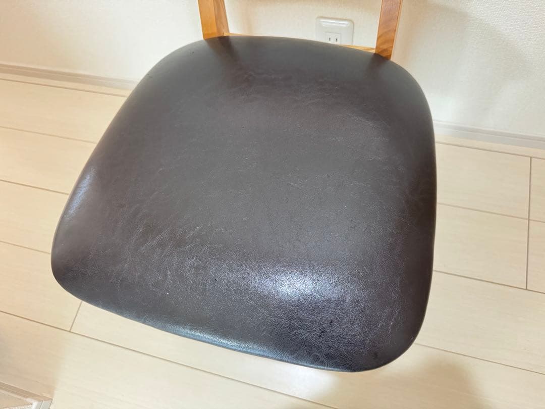 unico ダイニングチェア 黒　FIX②