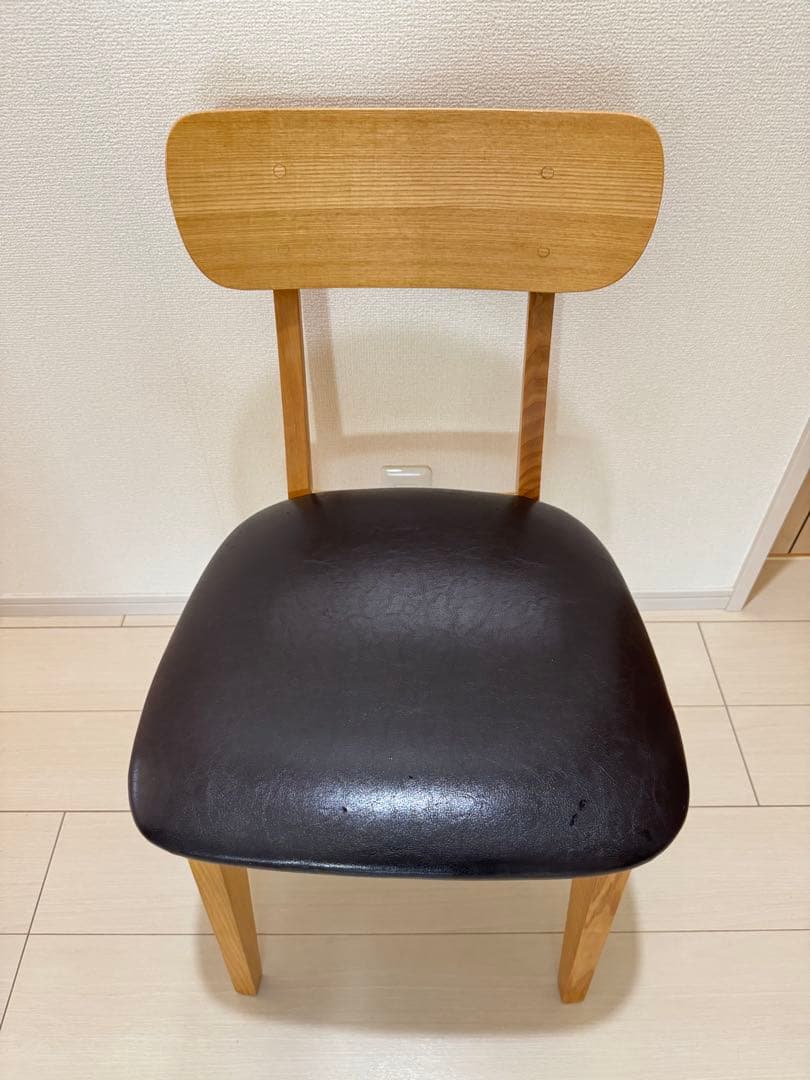 unico ダイニングチェア 黒　FIX②