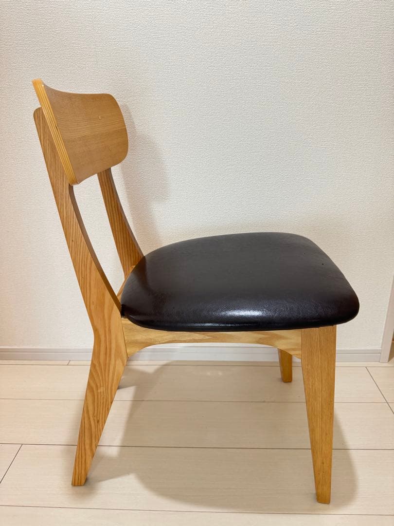 unico ダイニングチェア 黒　FIX②