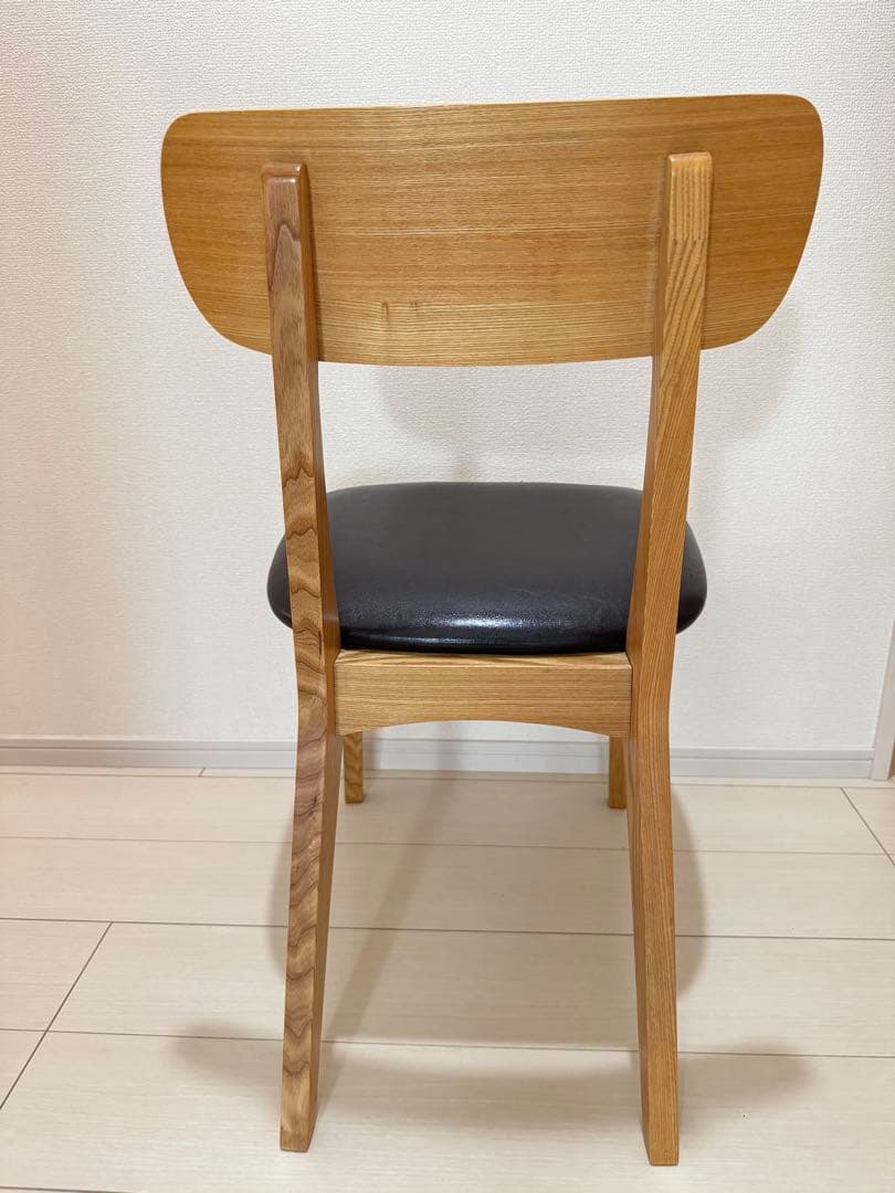 unico ダイニングチェア 黒　FIX②