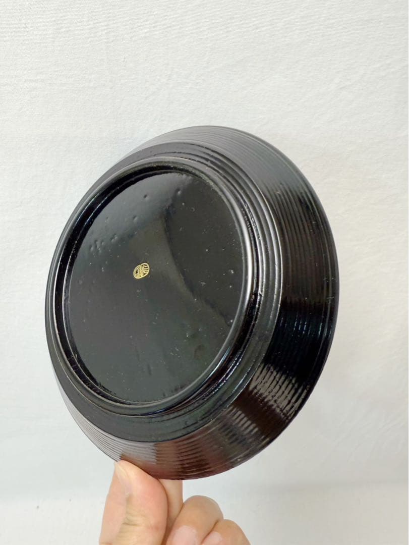 未使用 茶道具 平安象彦 長寛絵変わり 銘々皿 5枚組 底印 木製 菓子皿 共箱