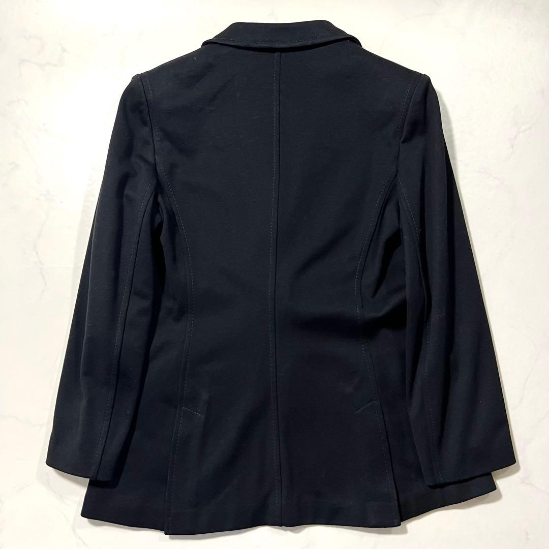 未使用タグ付 PRADA テーラードジャケット 黒 44 2XL ブラック 黒