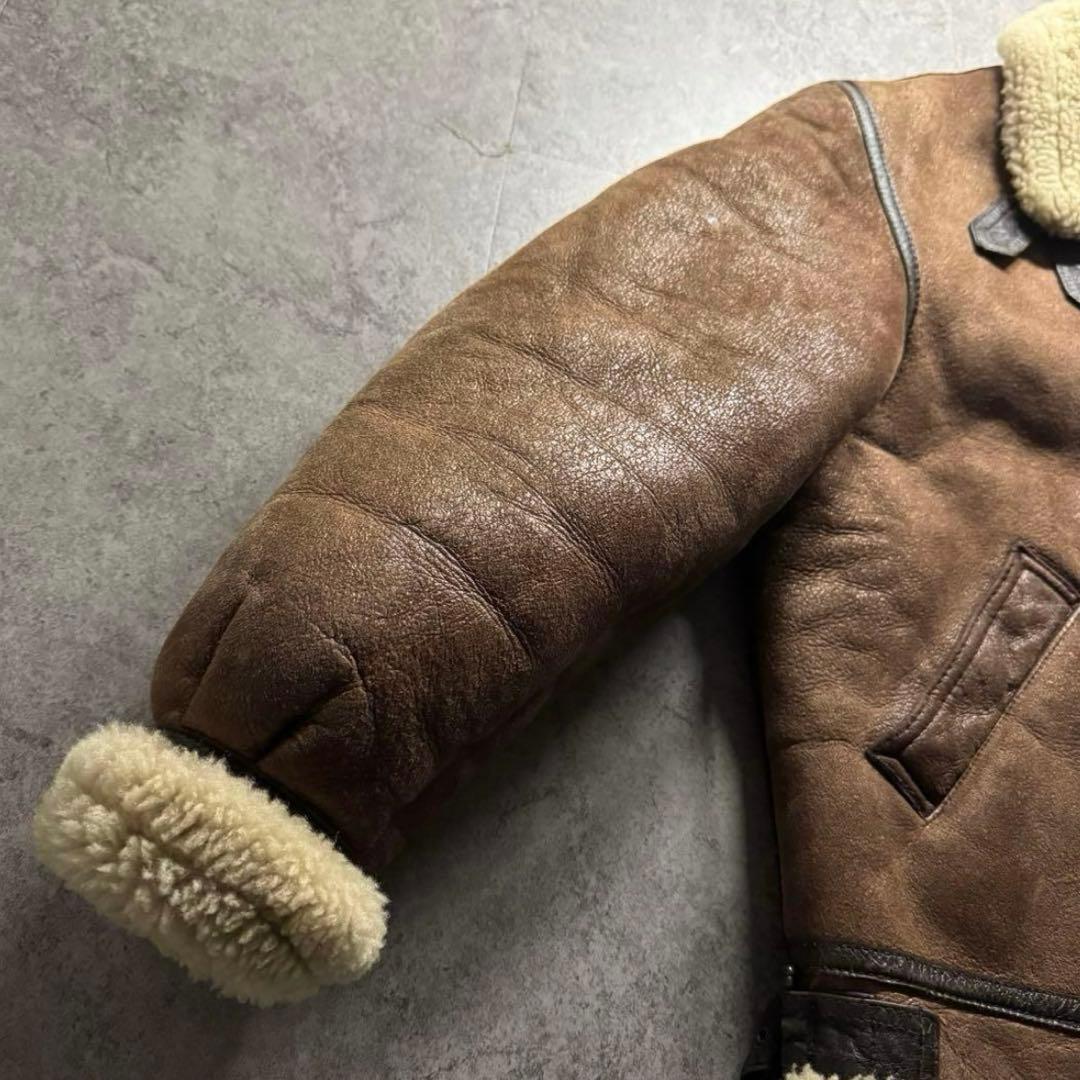 【90s vintage】フライトジャケット　B3 L ムートンジャケット　ボア