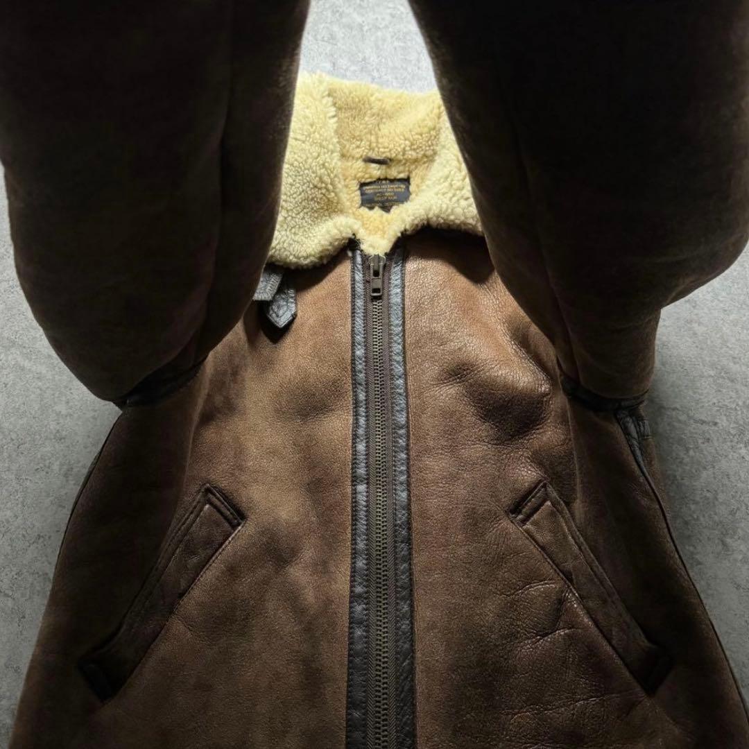 【90s vintage】フライトジャケット　B3 L ムートンジャケット　ボア