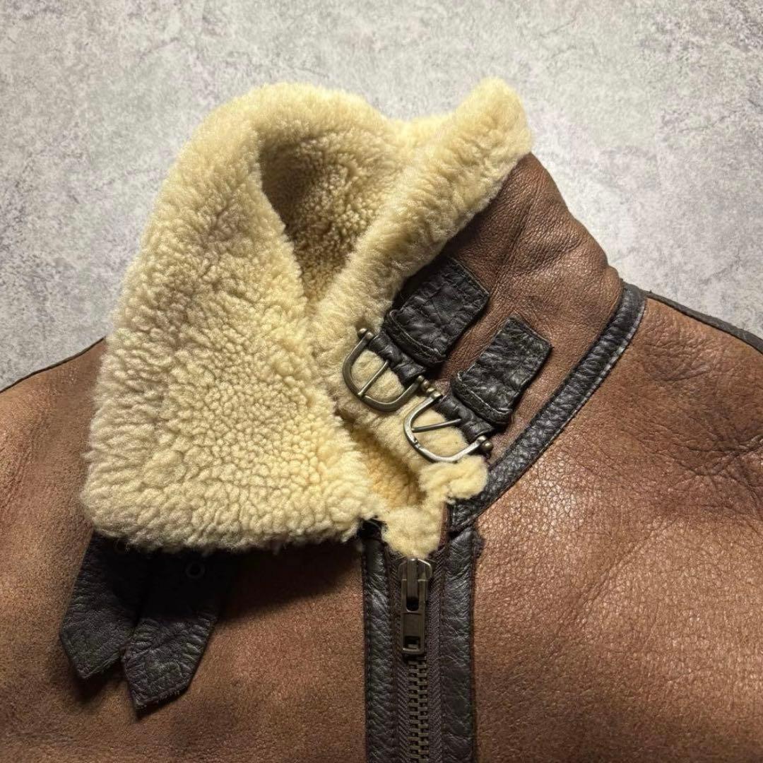 【90s vintage】フライトジャケット　B3 L ムートンジャケット　ボア