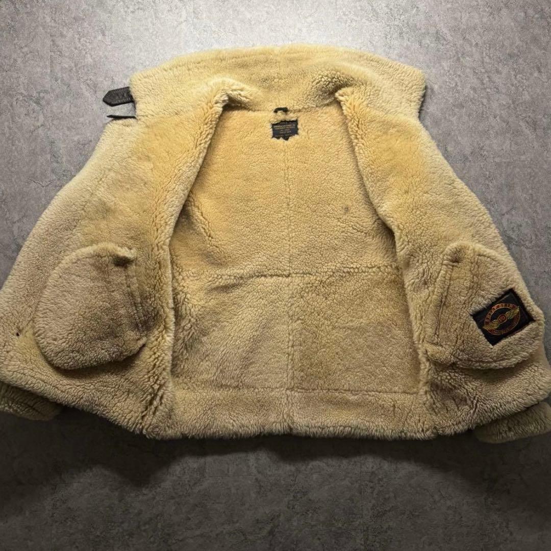 【90s vintage】フライトジャケット　B3 L ムートンジャケット　ボア