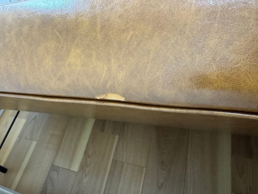 モダンデコ キャメル ソファベッド ３人掛け 175cm リクライニング