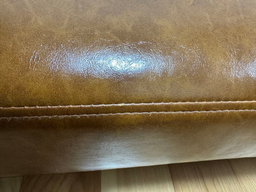 モダンデコ キャメル ソファベッド ３人掛け 175cm リクライニング