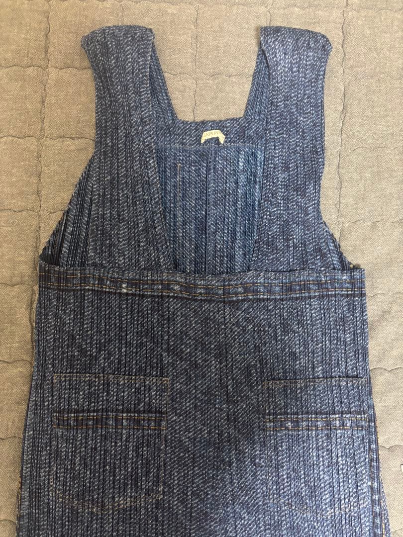 PLEATS PLEATS デニム風オールインワン