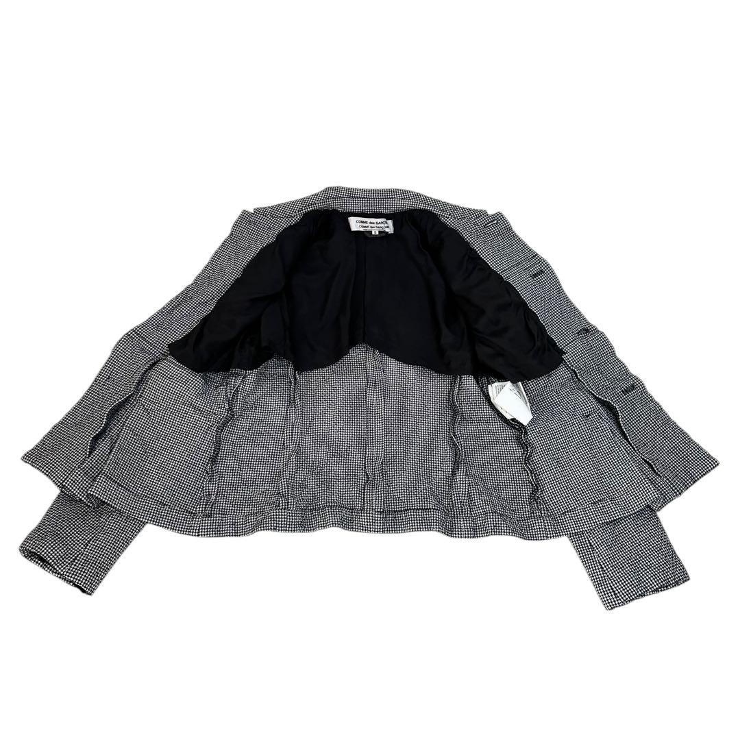 こ*ぎ様 コムデギャルソン コムコム 千鳥格子 丸襟 ジャケット サイズS AD