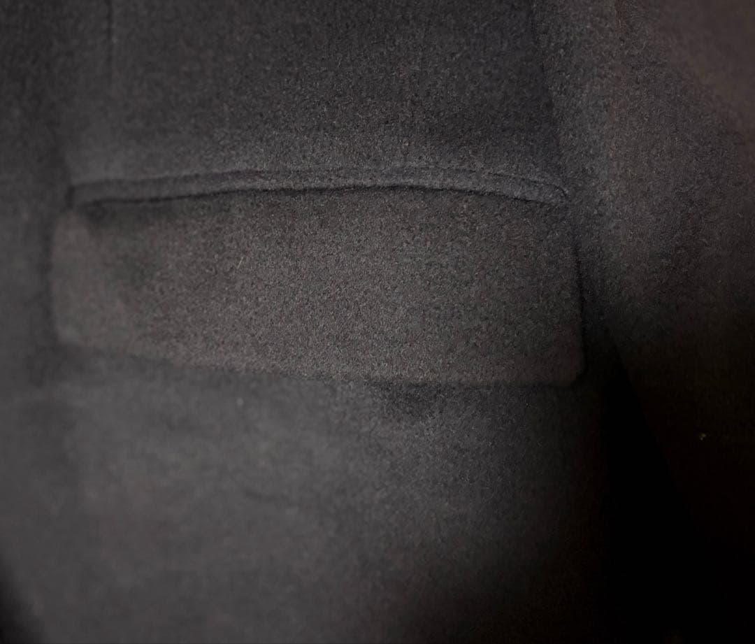 【極美品】BURBERRY カシミヤ　ロングコート 濃紺England製　XL