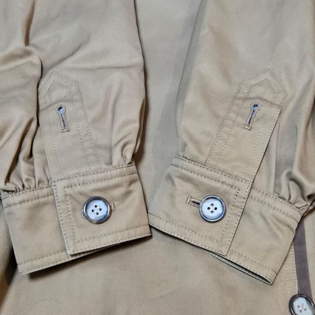 YVE SAINT LAURENT イヴ・サンローラン コート M 綿 ベージュ