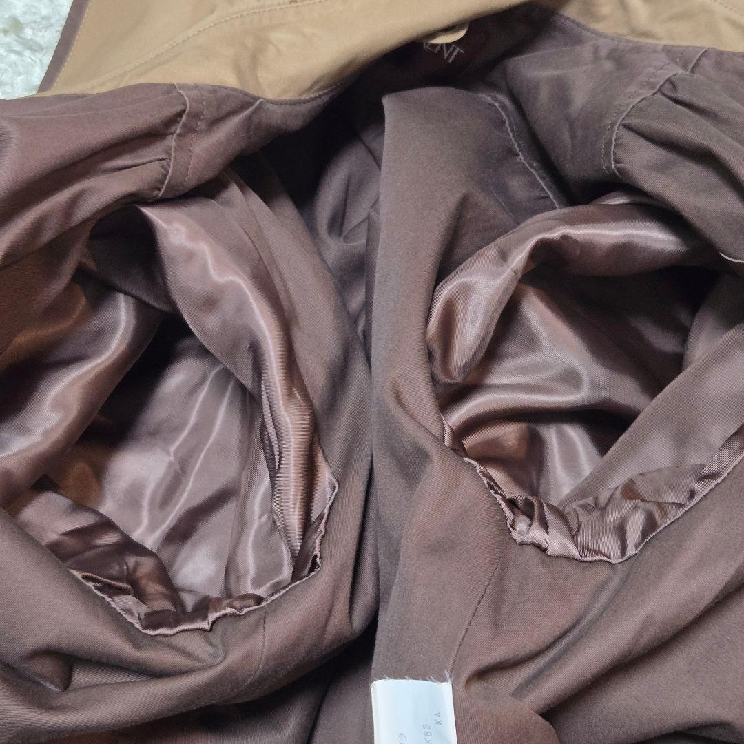 YVE SAINT LAURENT イヴ・サンローラン コート M 綿 ベージュ