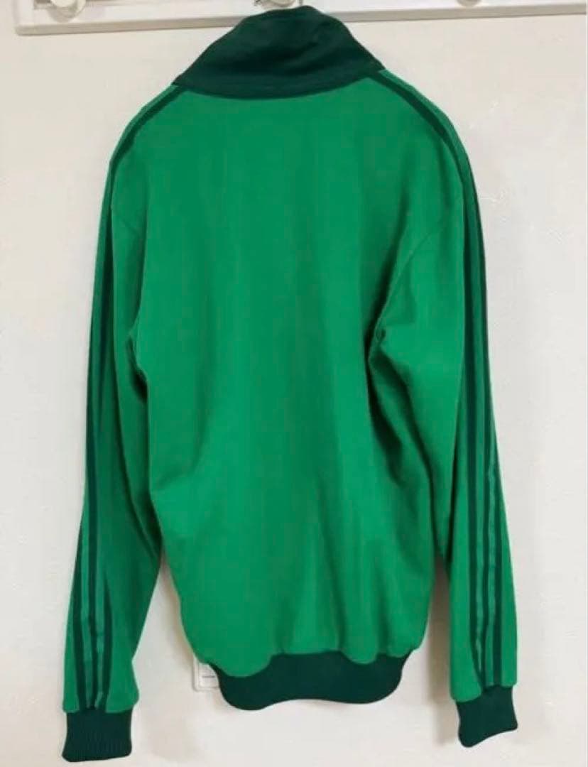 ⚠️adidas グリーン トラックジャケット　サイズL 美品